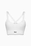 Bacon Active Sports Bra Seamless Base Bra // White