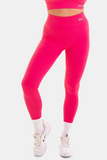 Bacon Active Long Legging Ribbed Seamless Leggings // Dark Pink