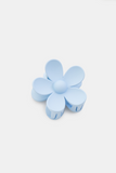 Bacon Hair Accessory Flower Claw Clip // Light Blue