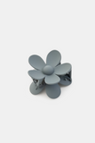 Flower Claw Clip // Grey