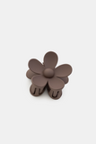 Flower Claw Clip // Brown