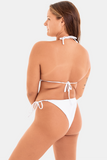 Bacon Bikinis Bikini Top Jane Top // White