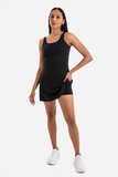Bacon Active Active Dress Volley Mini Dress // Black