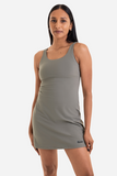 Volley Mini Dress // Green