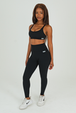 Bacon Active Long Legging Scrunch Bum Legging // Black