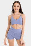 Bacon Active Sports Bra Dash Sports Bra // Blue