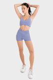 Bacon Active Sports Bra Dash Sports Bra // Blue