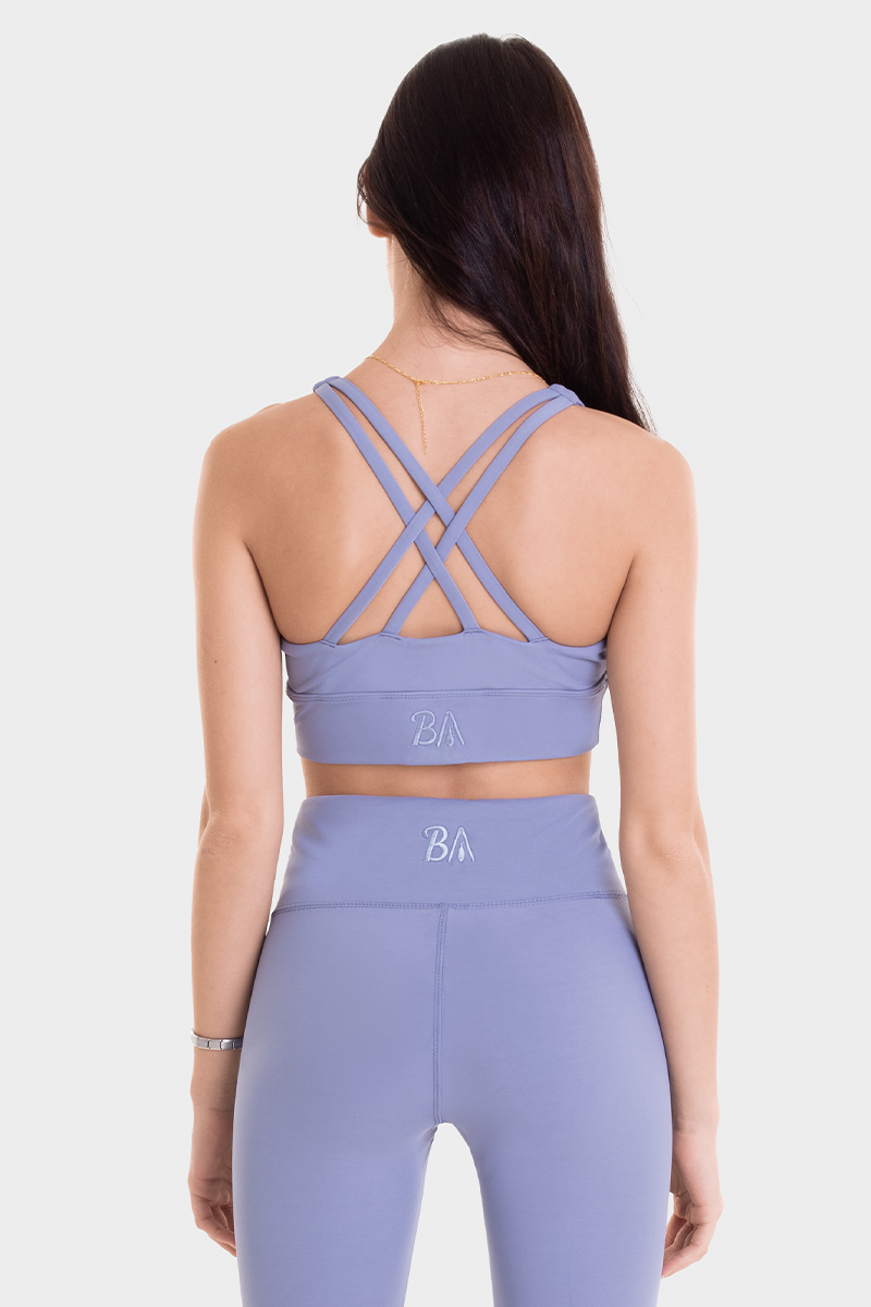 Bacon Active Sports Bra Record Sports Bra // Blue