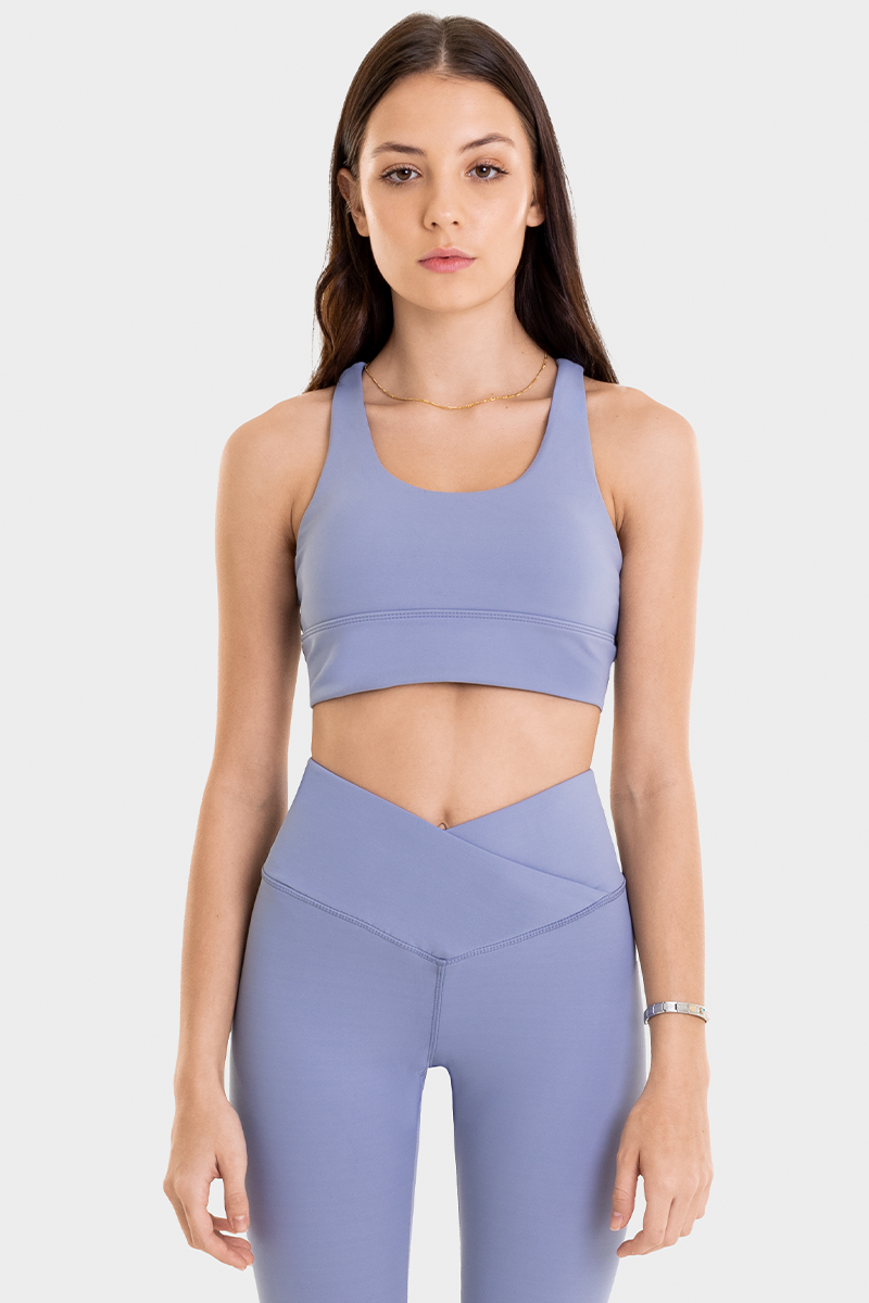 Bacon Active Sports Bra Record Sports Bra // Blue