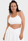 Bacon Active Sports Bra Boot Sports Bra // White