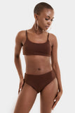 Bacon Bikinis Bikini Top Grace Top // Chocolate Rib