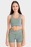 Record Sports Bra // Green