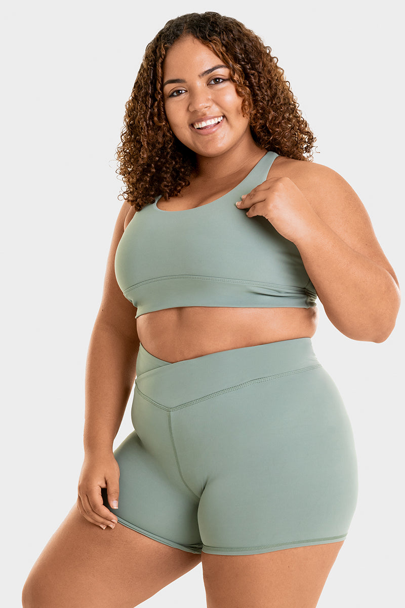 Bacon Active Sports Bra Record Sports Bra // Green