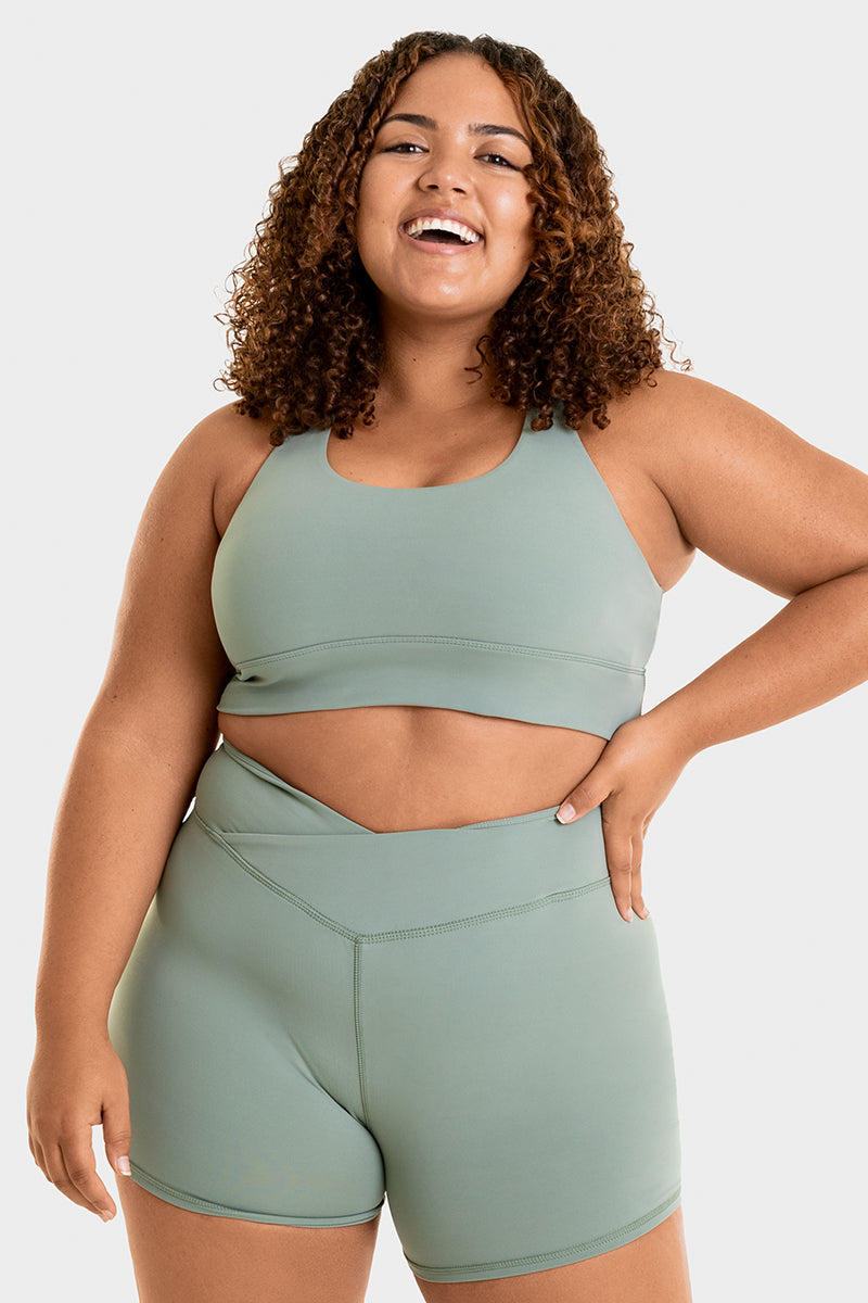 Bacon Active Sports Bra Record Sports Bra // Green
