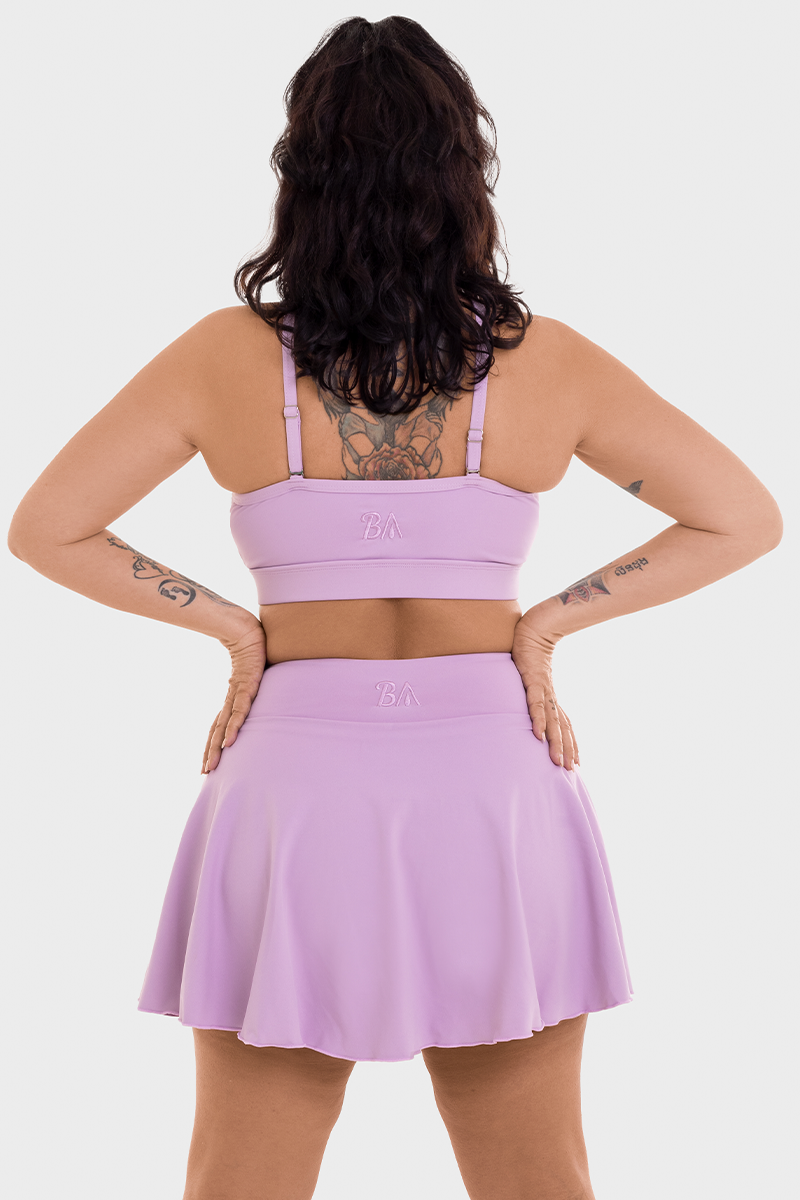 Bacon Active Sports Bra Boot Sports Bra // Purple