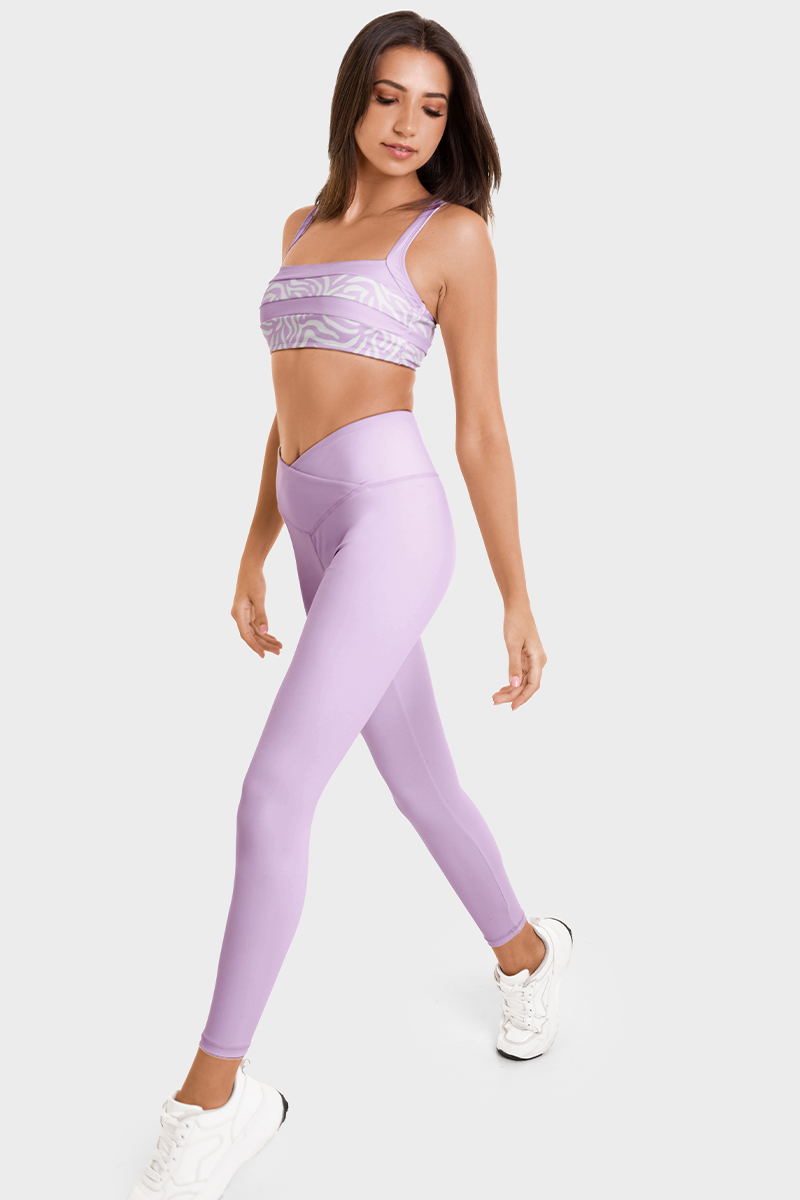 Bacon Active Sports Bra Peak Sports Bra // Purple Safari