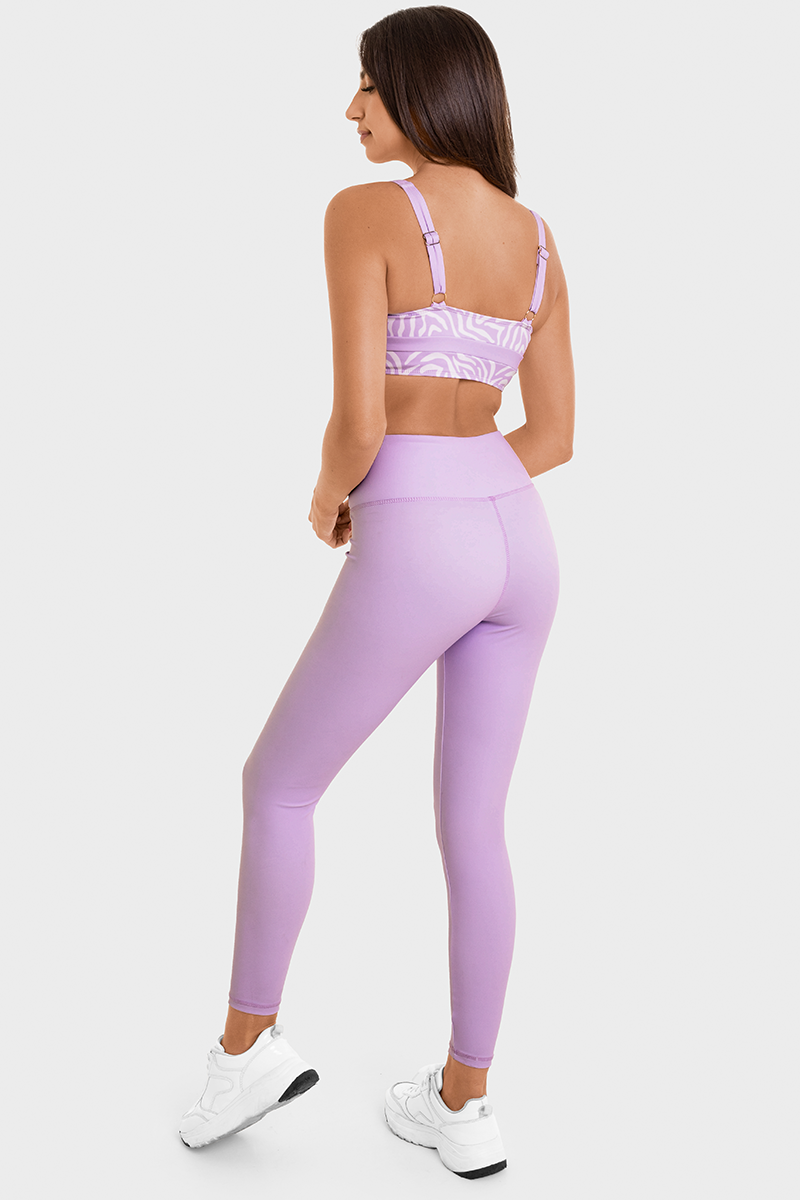 Bacon Active Sports Bra Peak Sports Bra // Purple Safari