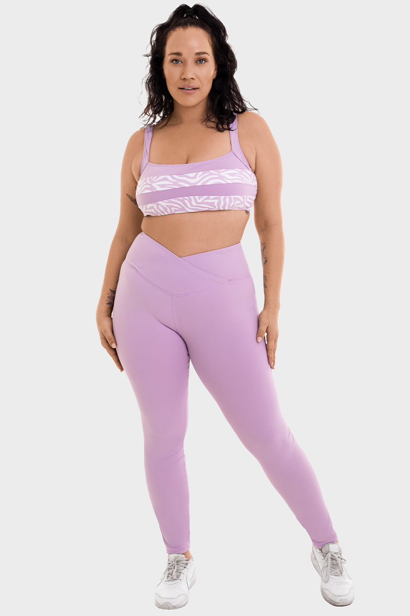 Bacon Active Sports Bra Peak Sports Bra // Purple Safari