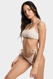 Bacon Bikinis Bikini Top Grace Top // Sand RIB
