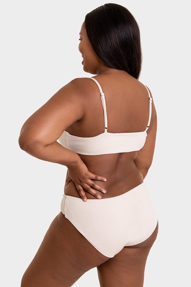 Bacon Bikinis Bikini Top Grace Top // Sand RIB