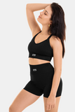 Bacon Active Sports Bra Seamless Base Bra // Black