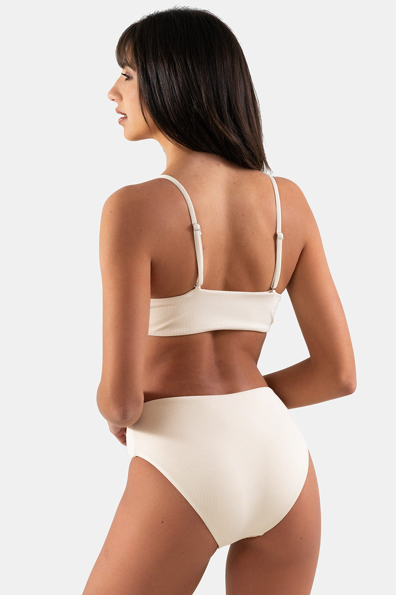 Bacon Bikinis Bikini Top Grace Top // Sand RIB