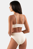 Bacon Bikinis Bikini Top Grace Top // Sand RIB