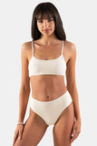Bacon Bikinis Bikini Top Grace Top // Sand RIB