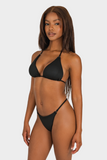 Bacon Bikinis Bikini Bottom Itsy Posie Bottom // Black