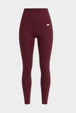 Bacon Active Long Legging Studio Legging // Burgundy