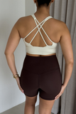 Bacon Active Sports Bra Axis Sports Bra // Ivory