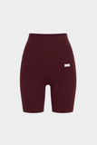 Bacon Active Shorts Essential Biker Short // Burgundy