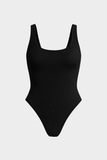 Belle One Piece // Black Crinkle