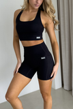 Bacon Active Shorts Pocket Biker Short // Black