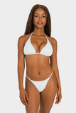 Bacon Bikinis Bikini Bottom Itsy Posie Bottom // White