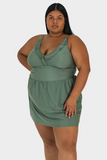 Swimsuit Dress //  Green