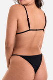 Bacon Bikinis Bikini Bottom Barely-There Bottom // Black