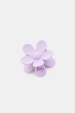 Bacon Hair Accessory Flower Claw Clip // Purple
