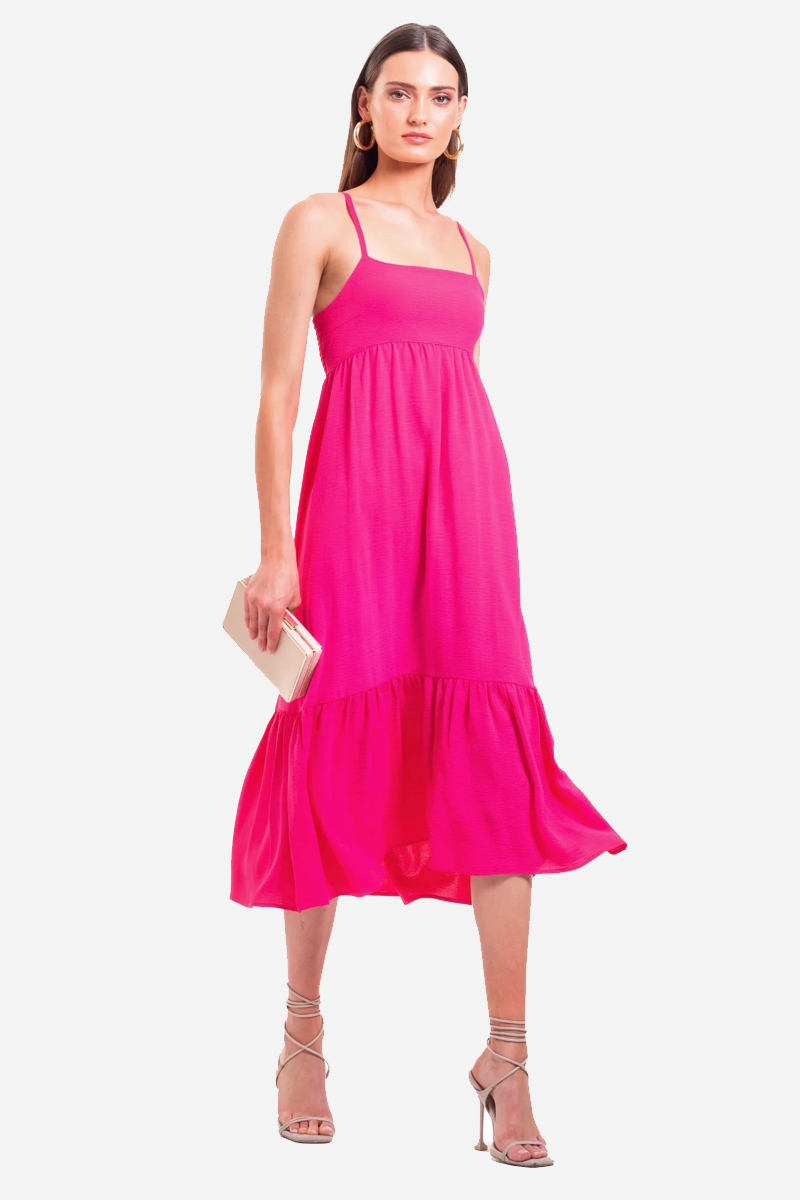 Noac Beachwear Avery Dress // Hot Pink