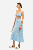 Noac Beachwear Sedona Skirt // Blue Floral