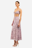 Noac Beachwear Emma Skirt // Purple Floral