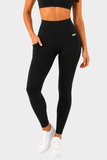 Bacon Active Long Legging Pocket Legging // Black