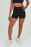 Scrunch Bum Booty Short  // Black