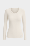 Sculpt Fitted Long Sleeve // Ivory
