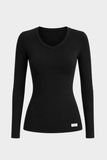 Sculpt Fitted Long Sleeve // Black
