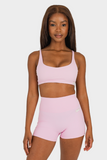 Remi Sports Bra // Pink
