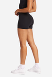 Bacon Active Shorts Scrunch Bum Booty Short // Black