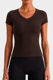 Bacon Active T-Shirt Sculpt Tee - Brown