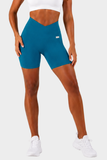 Contour V-Waist Short  // Blue