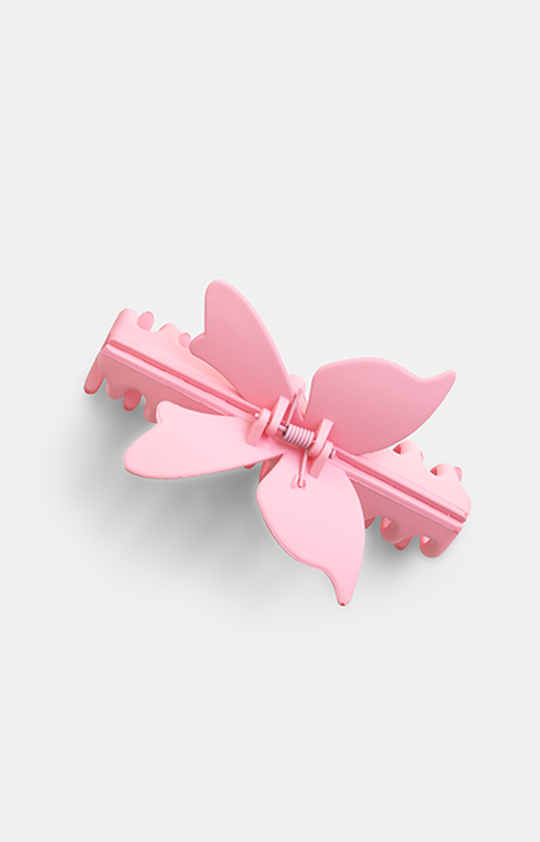 Bacon Candle Butterfly Claw Clip // Pink
